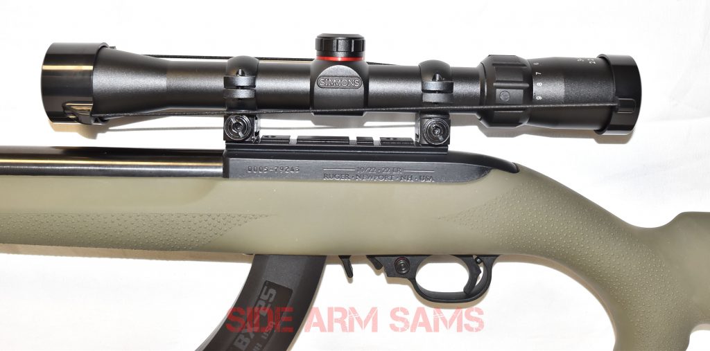 Ruger 10/22 Integrally Suppressed Hogue OD | Side Arm Sams