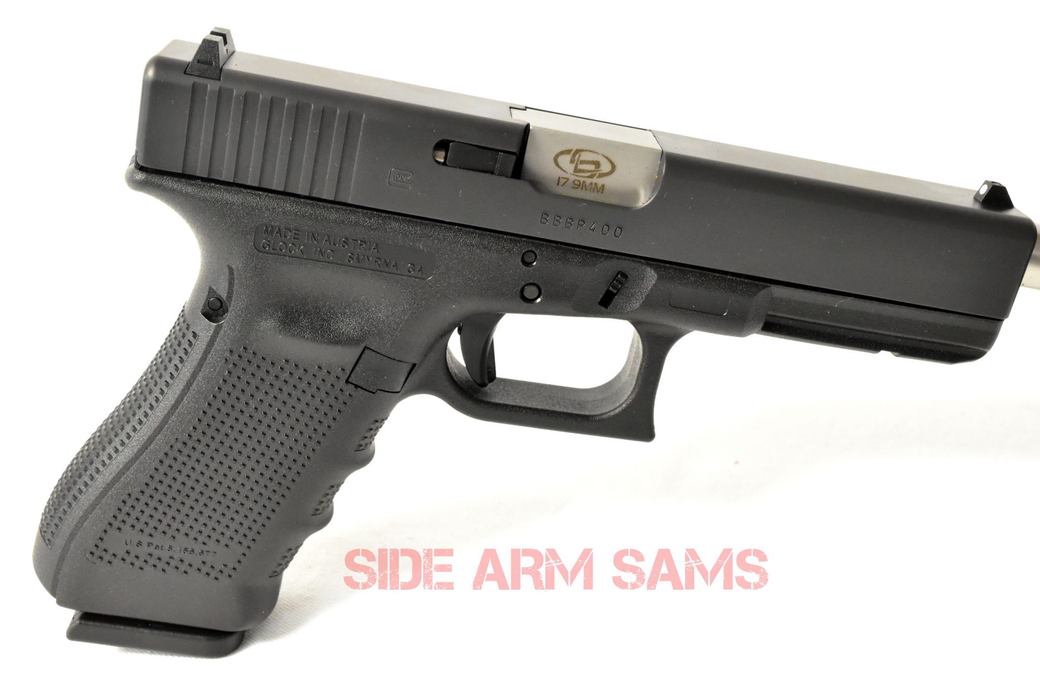 Glock G17 Gen 4 9mm Semi Auto Pistol And Gemtech Gm 9 Suppressor Package Side Arm Sams 8946